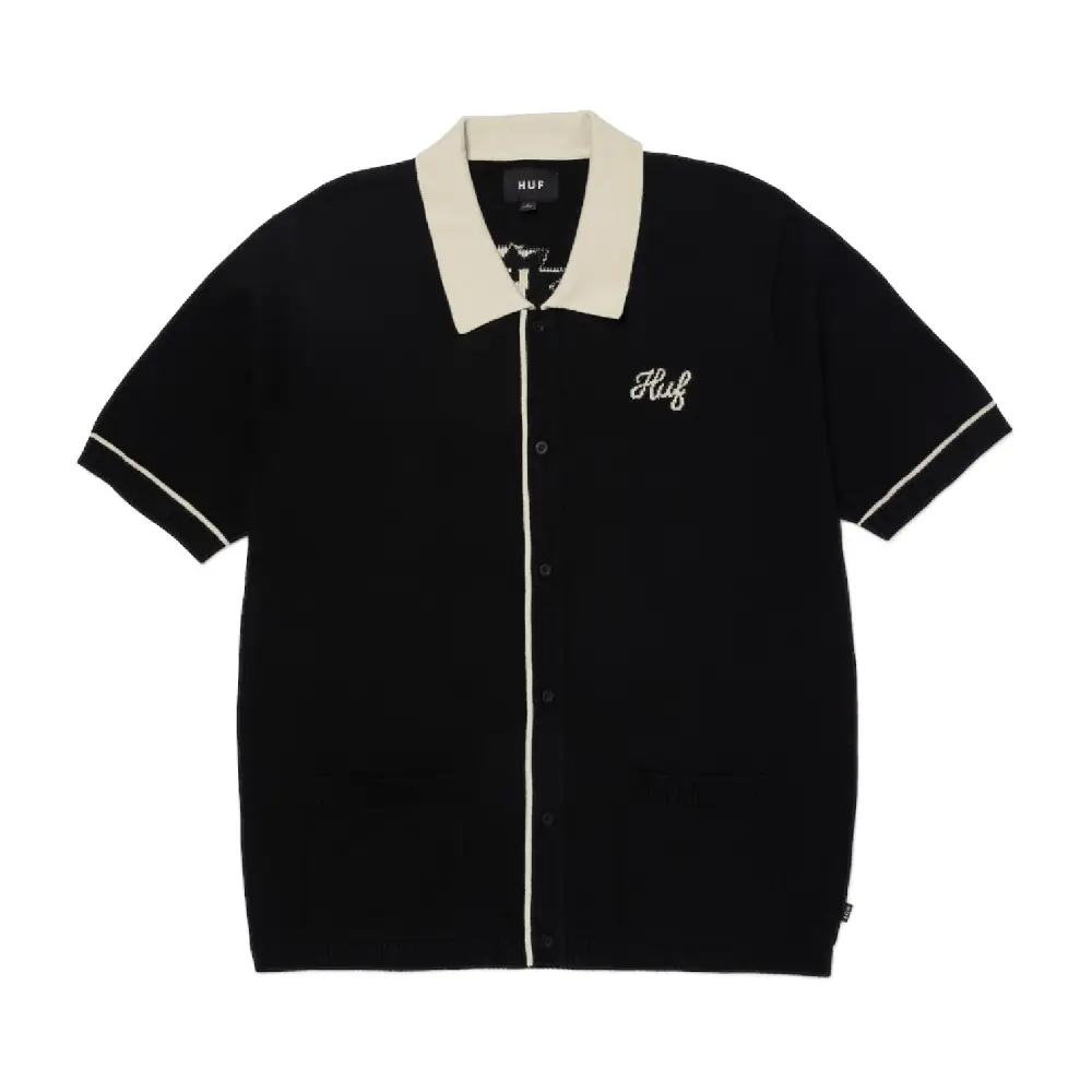 Icarus Ss Knit Top Black