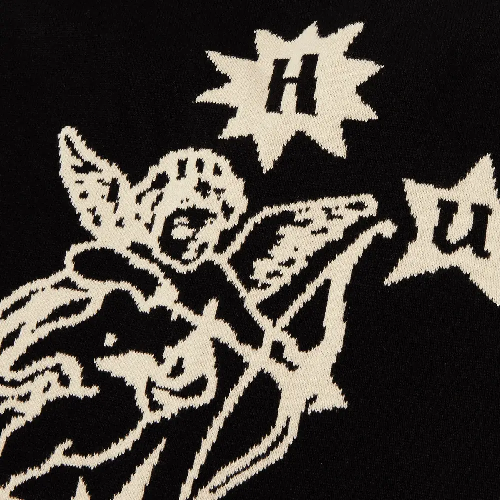Icarus Ss Knit Top Black - Image 4