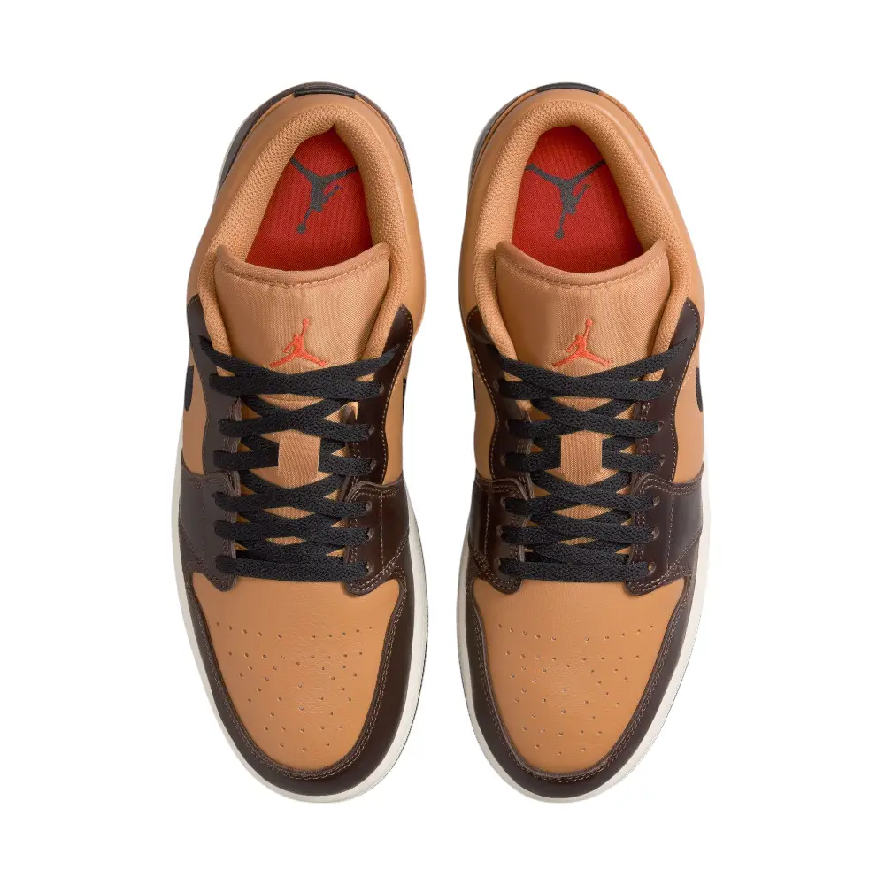 Air Jordan 1 Low Flax Baroque Brown - Image 4