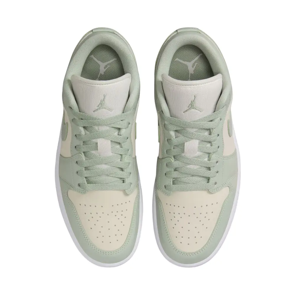 Air Jordan 1 Low Se Sail/Seafoam-Metallic Silver-White - Image 4