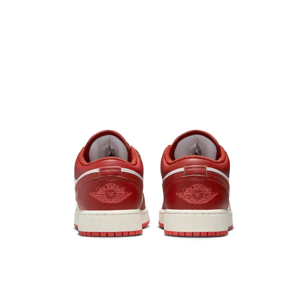 Air Jordan 1 Low SE White Dune Red (GS) - Image 5