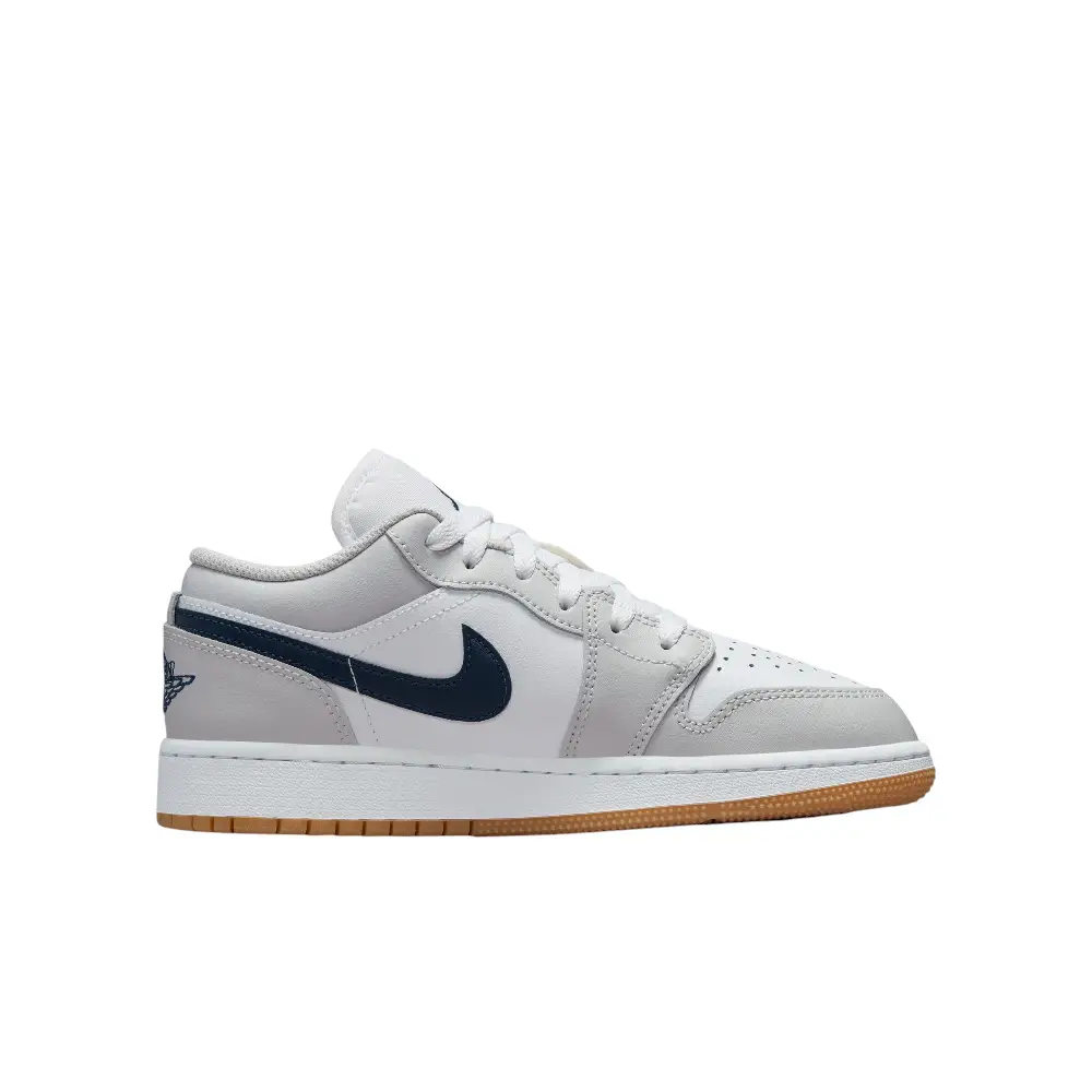 Air Jordan 1 Low White Neutral Grey (GS) - Image 3