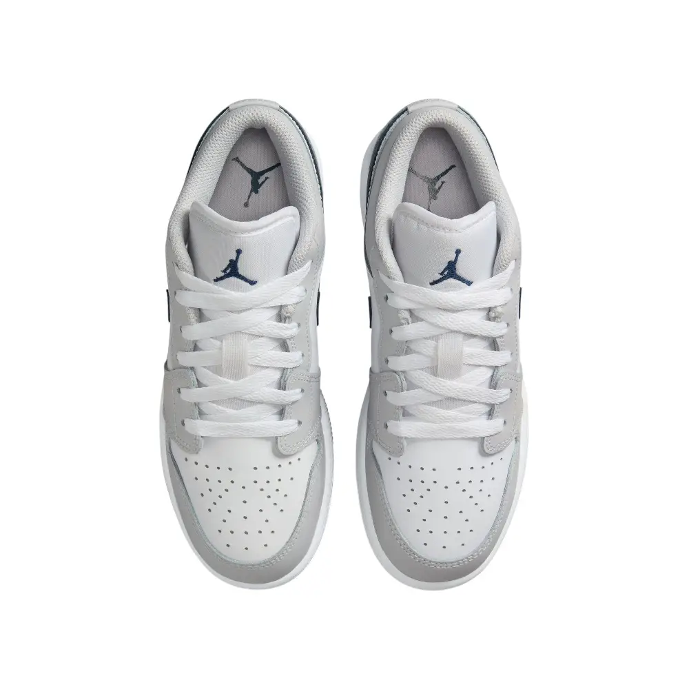 Air Jordan 1 Low White Neutral Grey (GS) - Image 4