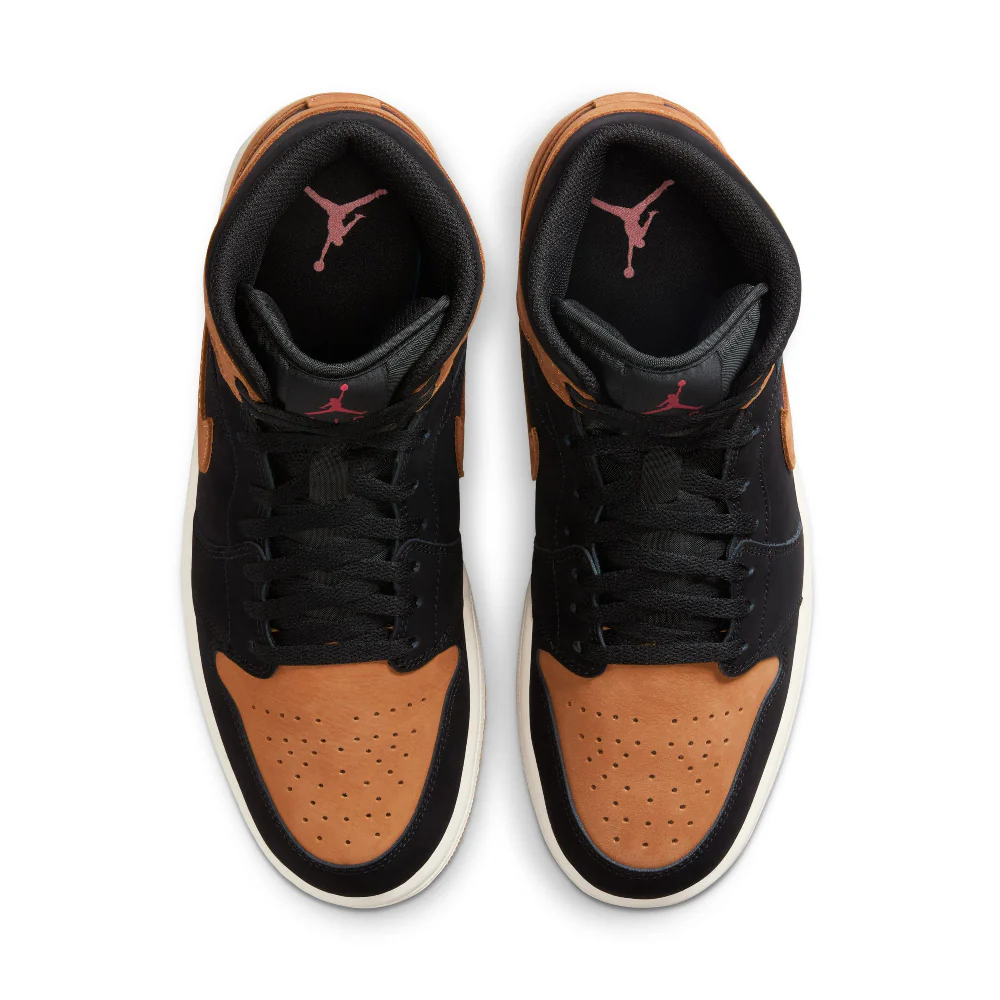 Air Jordan 1 Mid SE Sneakers Black - Image 4