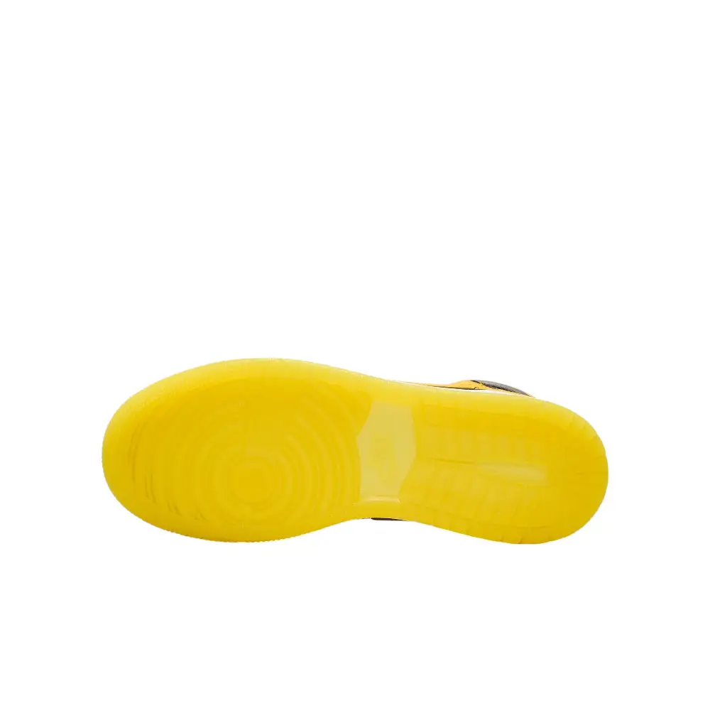 Air Jordan 1 Mid SE Yellow Black (GS) - Image 6