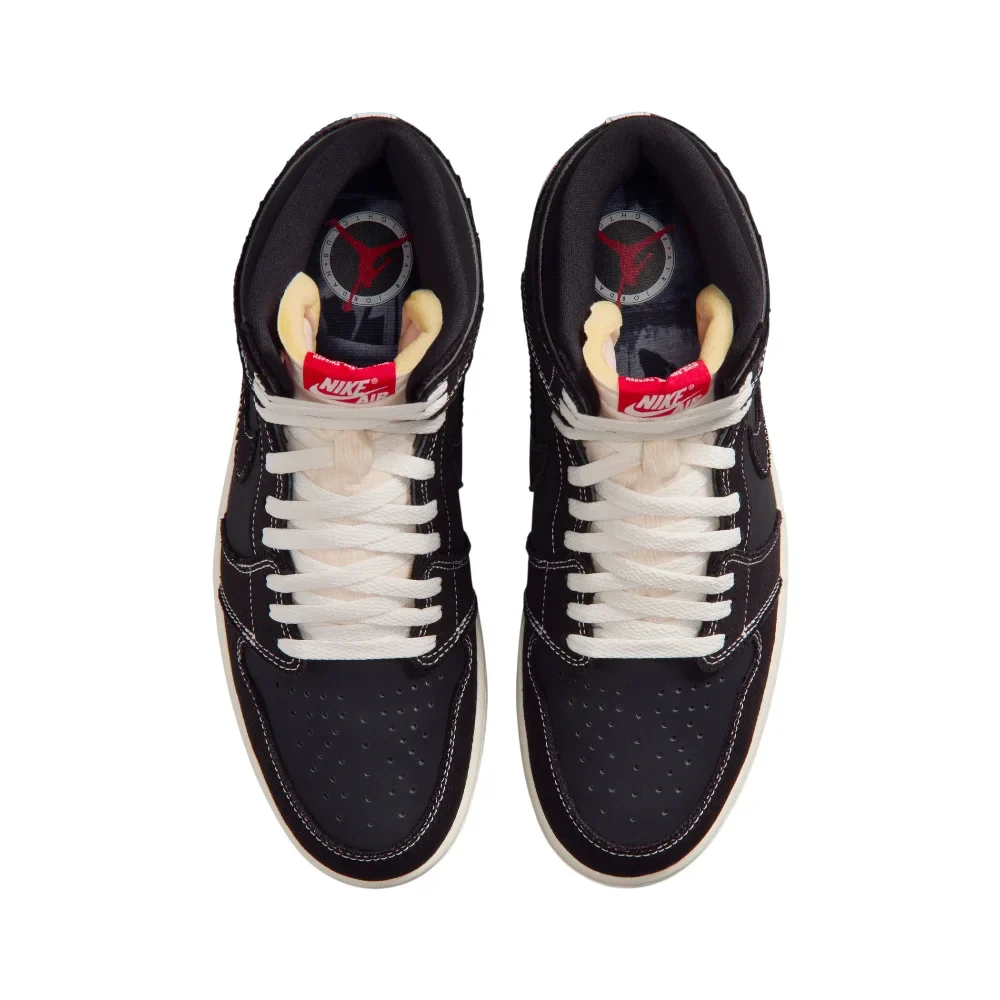 Air Jordan 1 Retro High OG Flight Club Sneakers Black - Image 4