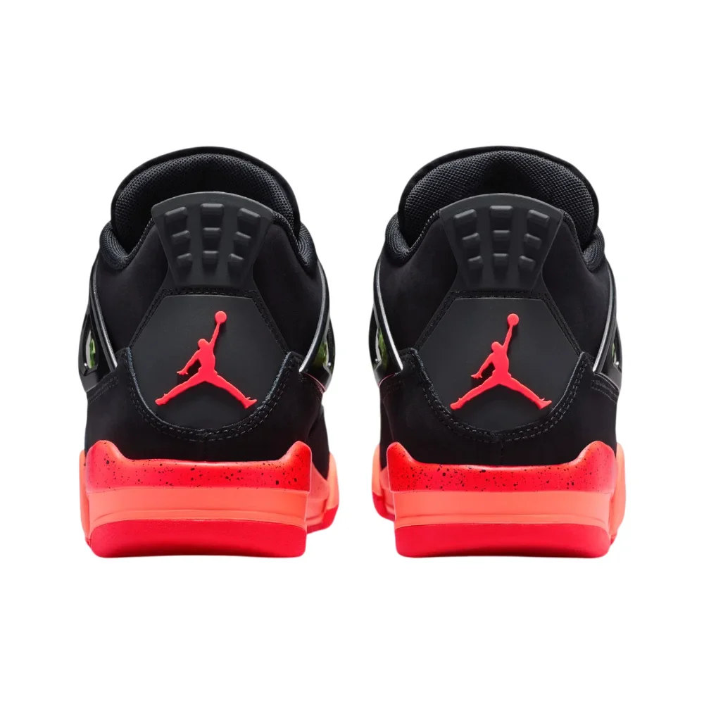 Air Jordan 4 Retro Big Kids' Sneakers Black - Image 5