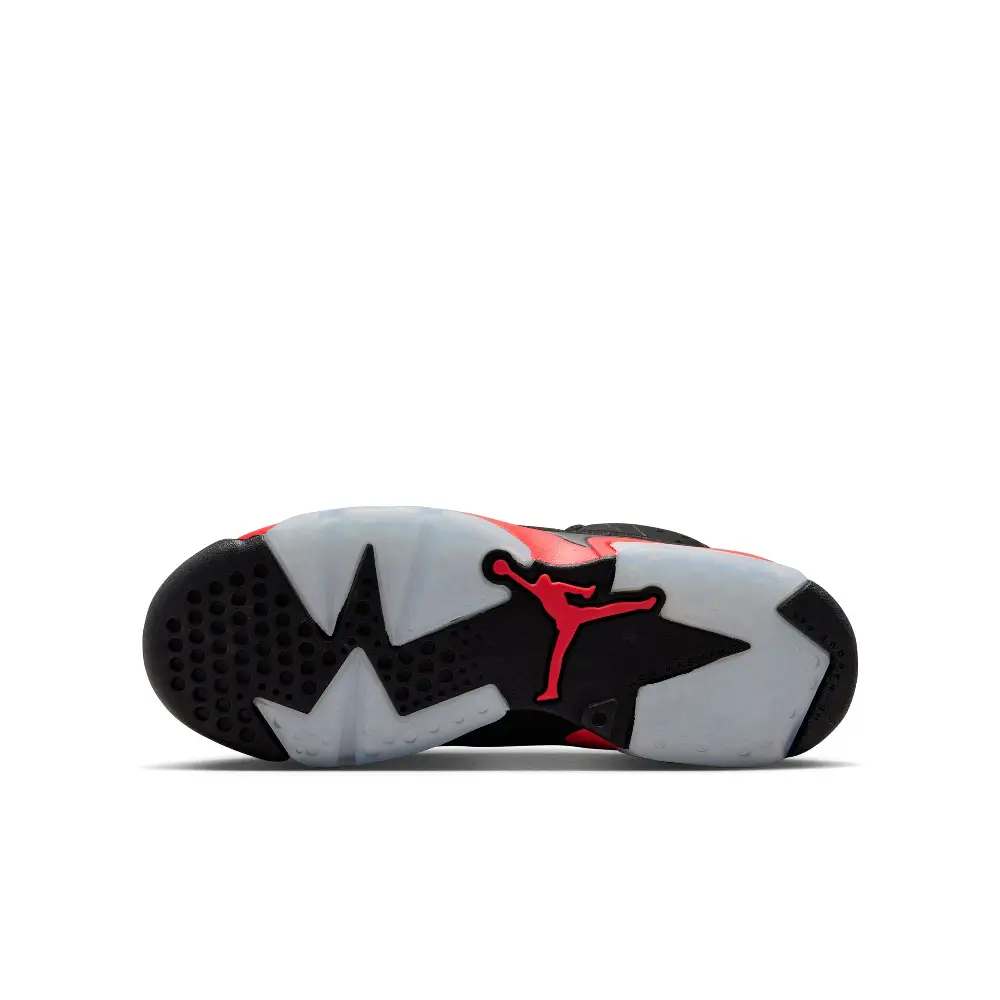 Air Jordan 6 Retro "Infrared Salesman" Big Kids' Sneakers Black (GS) - Image 6
