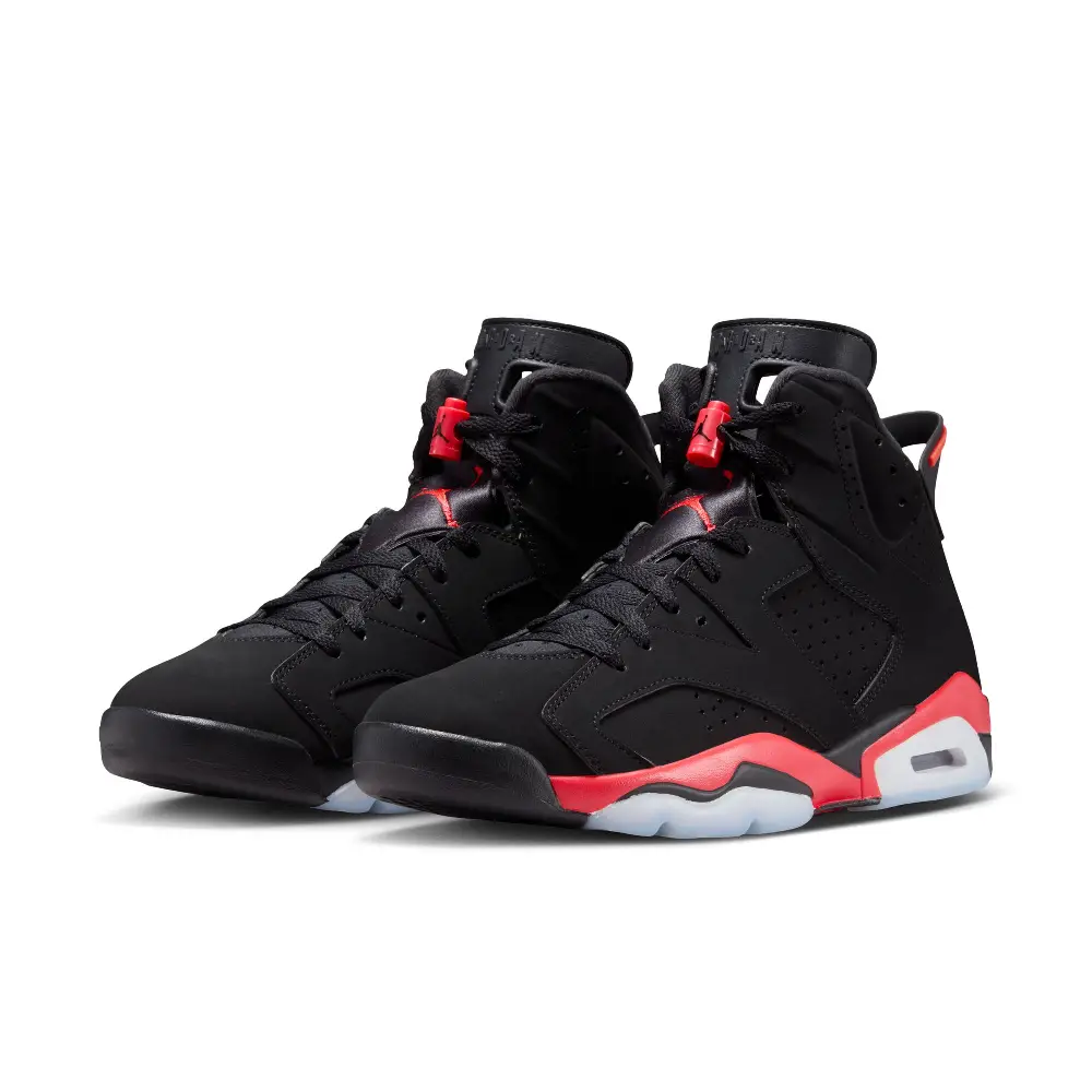 Air Jordan 6 Retro "Infrared Salesman" Sneakers Black - Image 2