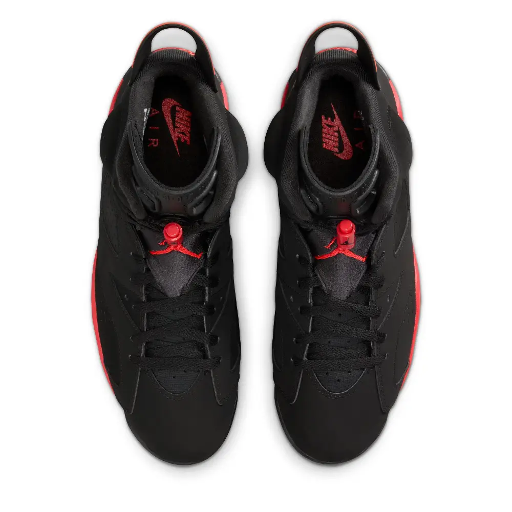 Air Jordan 6 Retro "Infrared Salesman" Sneakers Black - Image 4