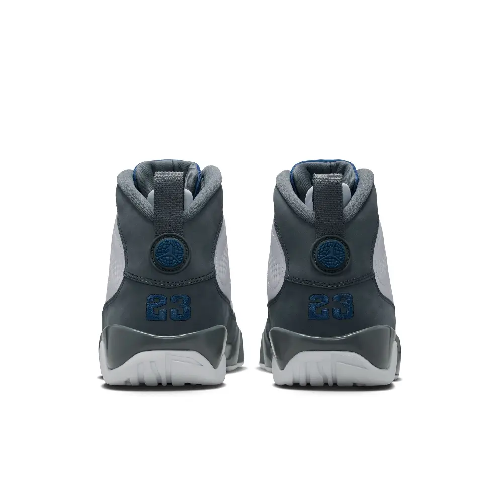 Air Jordan 9 Retro "Flint Grey and French Blue" Sneakers White - Image 5