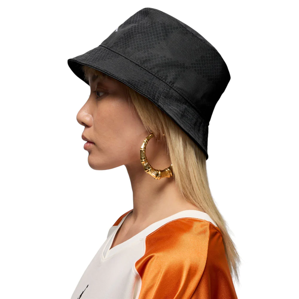 Apex Printed Bucket Hat Black - Image 3