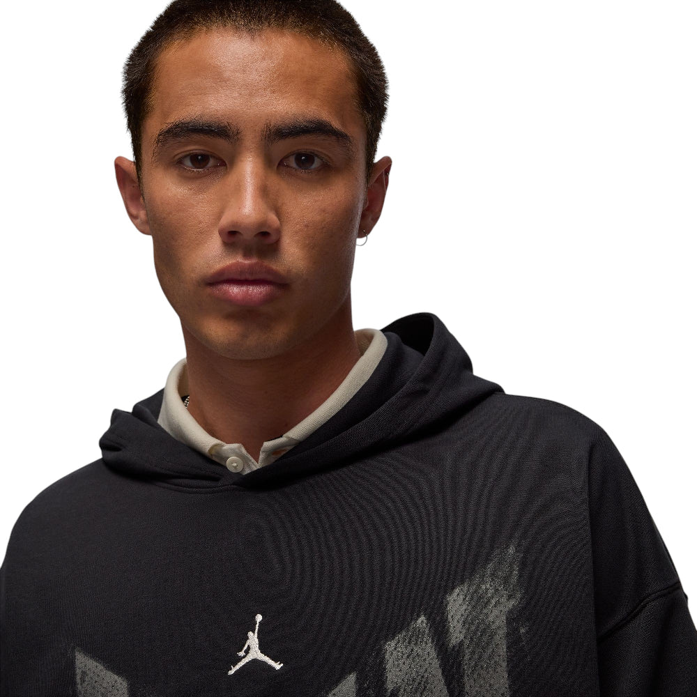 Brooklyn Collegiate Pullover Hoodie Black - Image 3