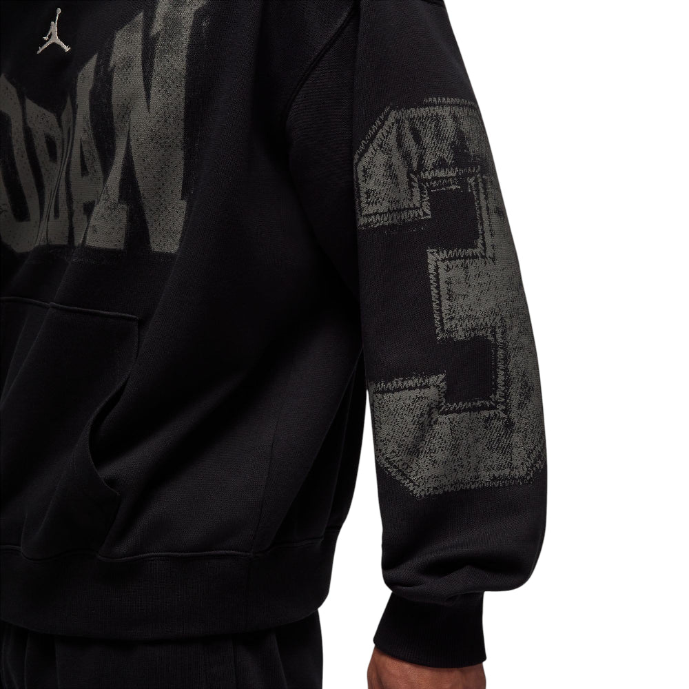 Brooklyn Collegiate Pullover Hoodie Black - Image 4