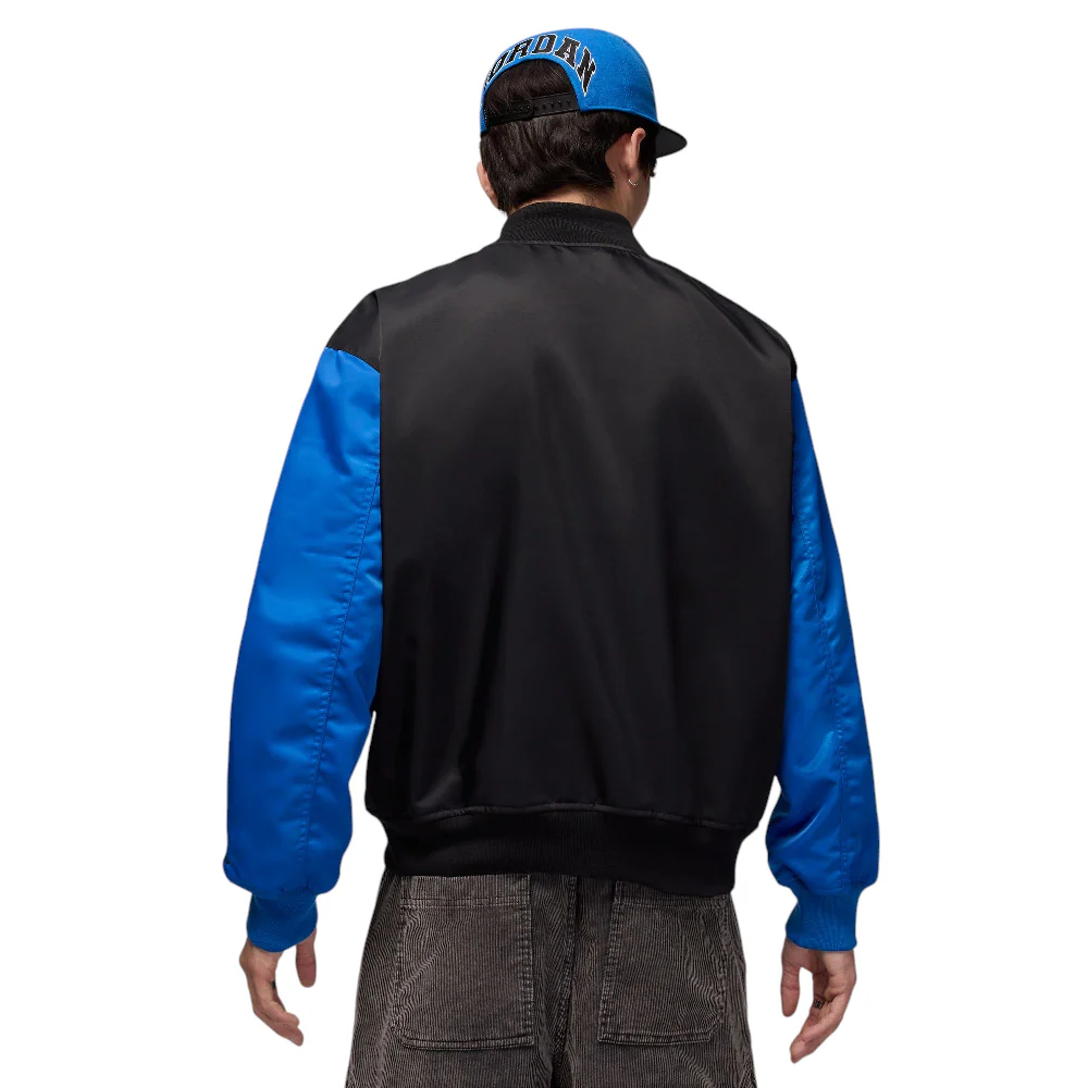 Brooklyn Collegiate Varsity Jacket Black - Image 2