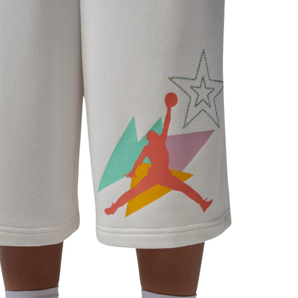 Brooklyn Fleece French Terry Big Shorts White - Image 4
