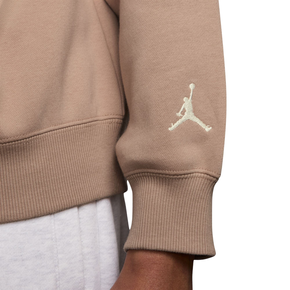 Brooklyn Fleece Graphic Crewneck Sweatshirt Brown - Image 3