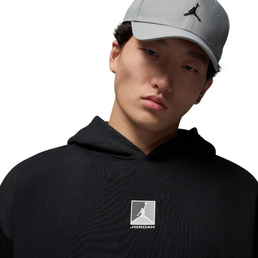 Brooklyn Fleece Graphic Pullover Hoodie Black - Image 3