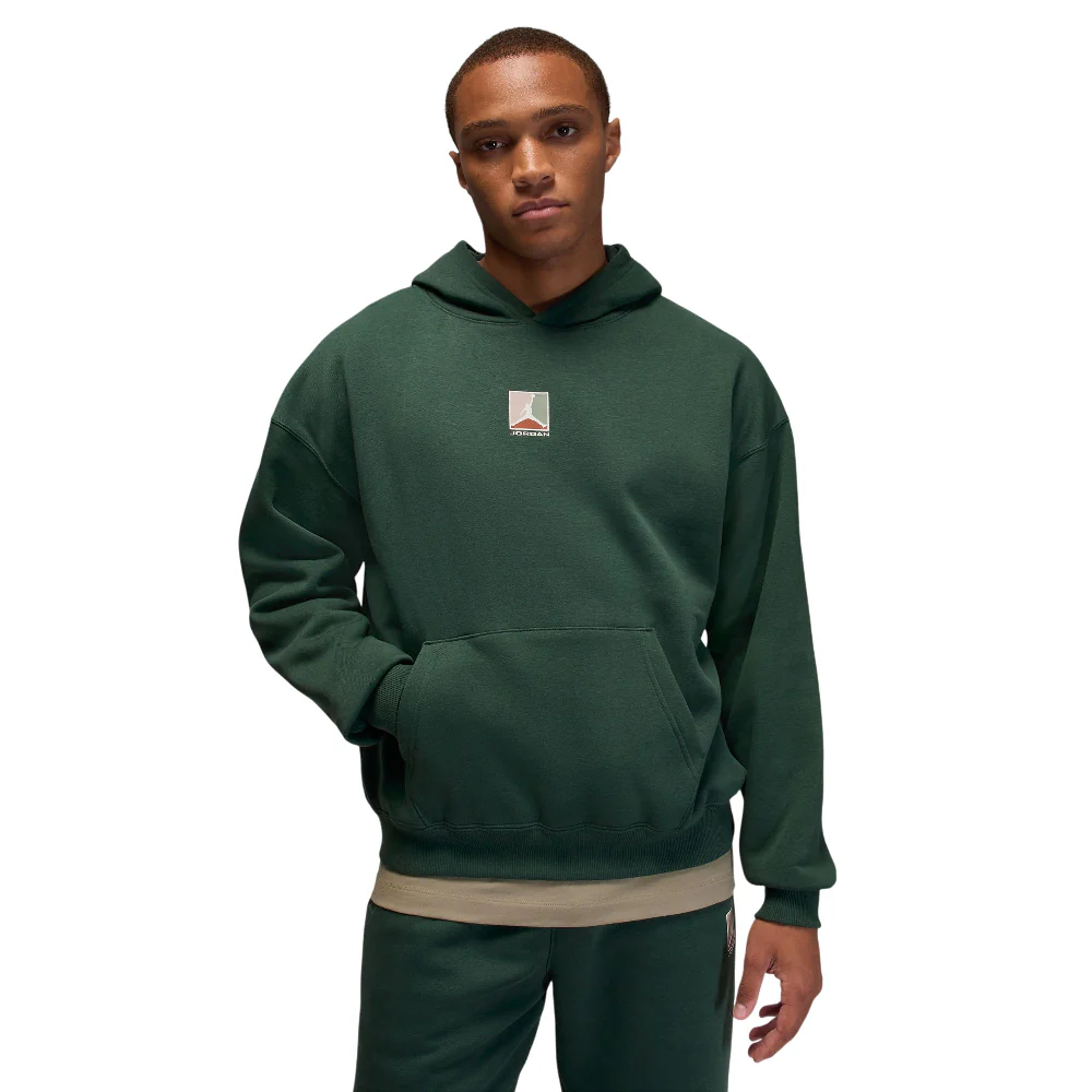 Brooklyn Fleece Graphic Pullover Hoodie Green