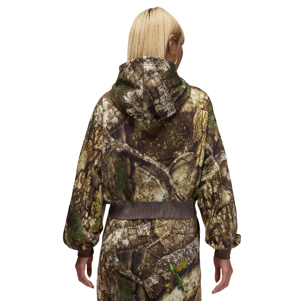 Brooklyn Fleece Realtree Mod Crop Full-Zip Hoodie White - Image 2