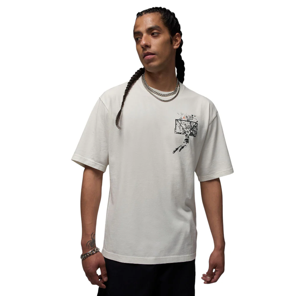 Brooklyn Oversized Graphic T-Shirt White