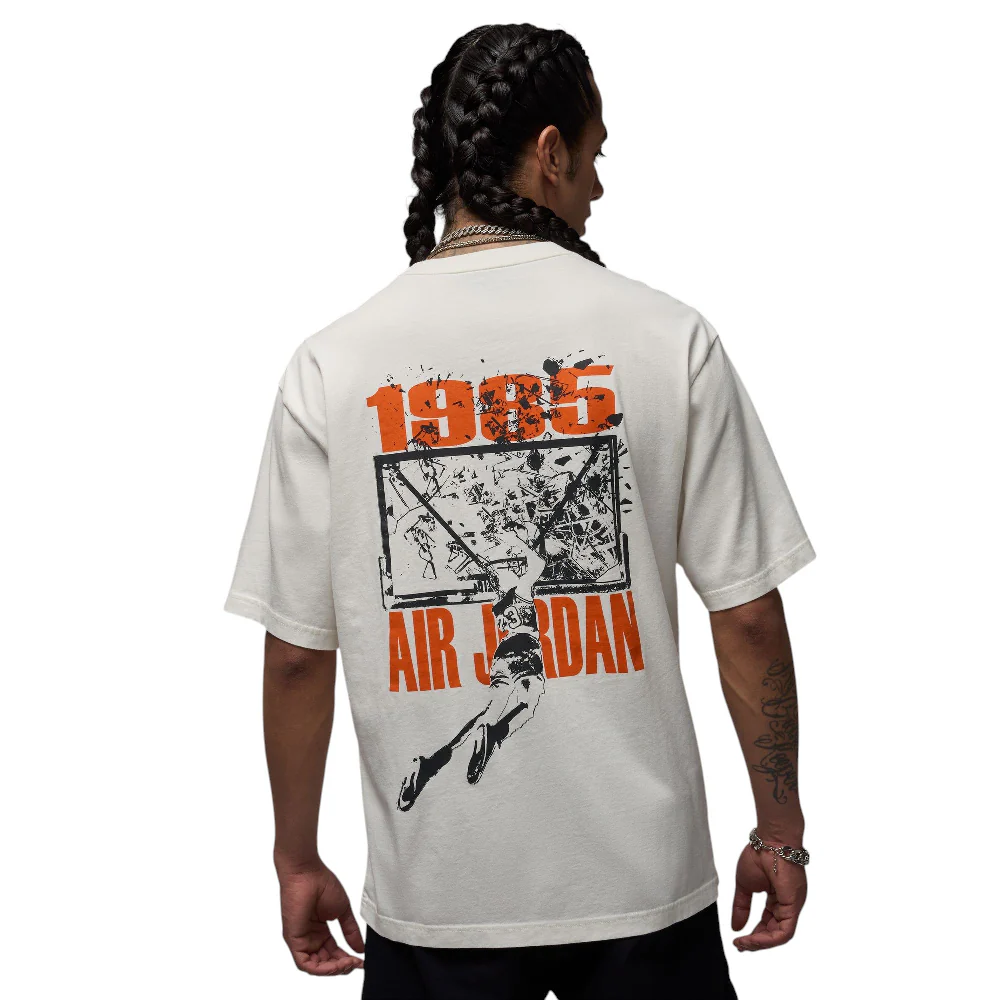 Brooklyn Oversized Graphic T-Shirt White - Image 2