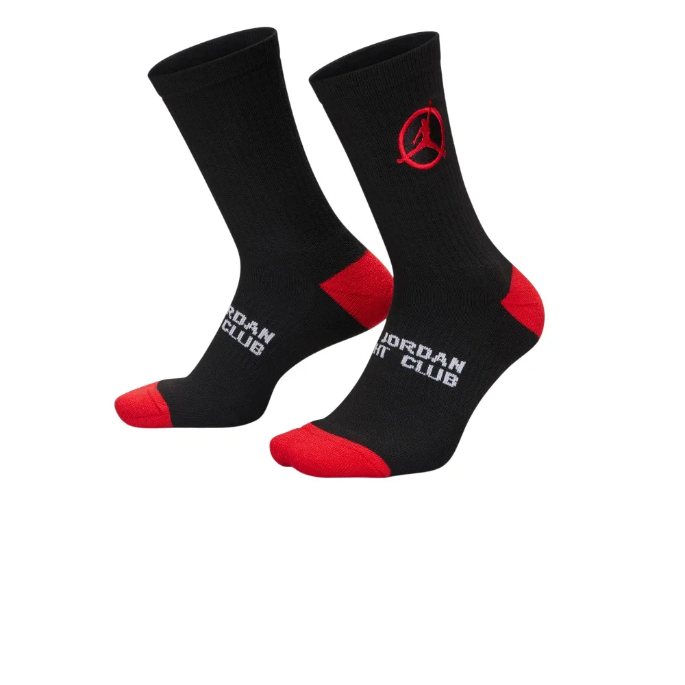 Flight Club Cushioned Crew Socks Black