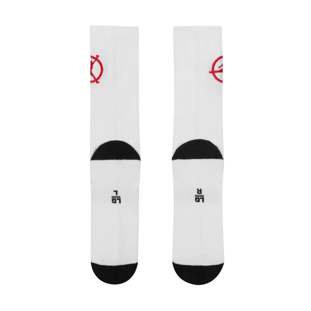 Flight Club Cushioned Crew Socks White - Image 3