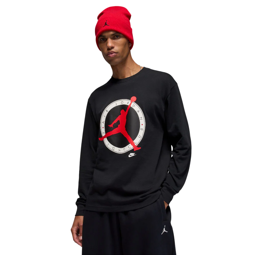 Flight Club Long-Sleeve T-Shirt Black