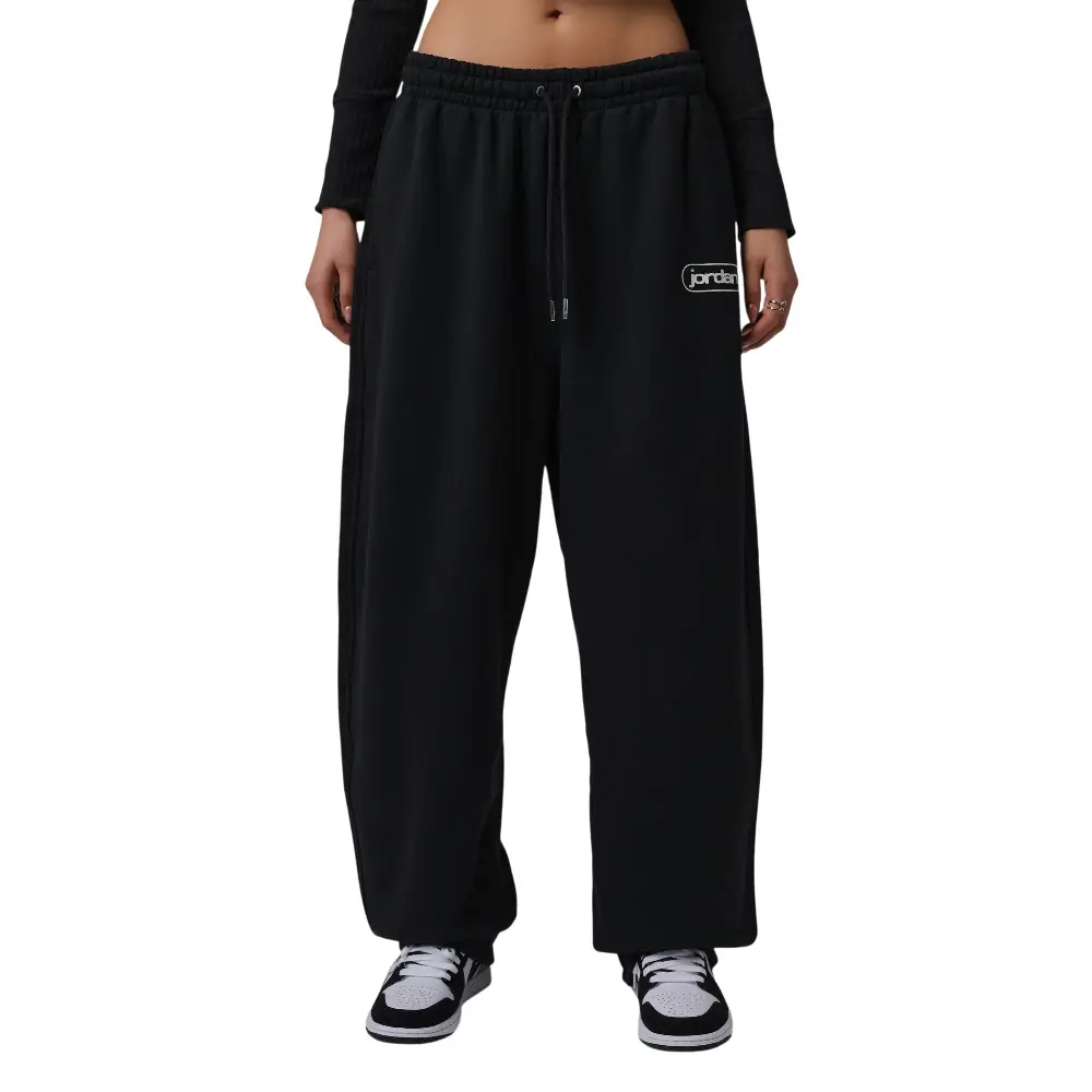 Flight Fleece Baggy Pants Black