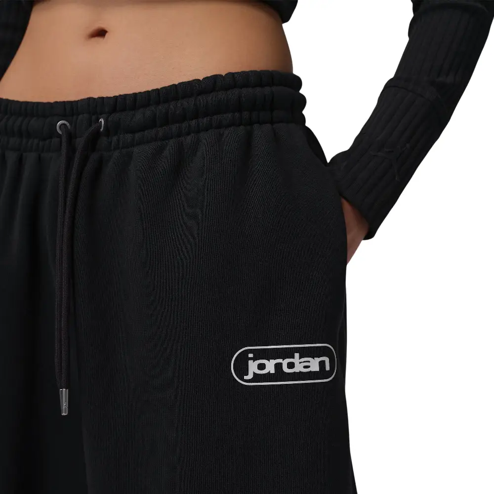 Flight Fleece Baggy Pants Black - Image 3