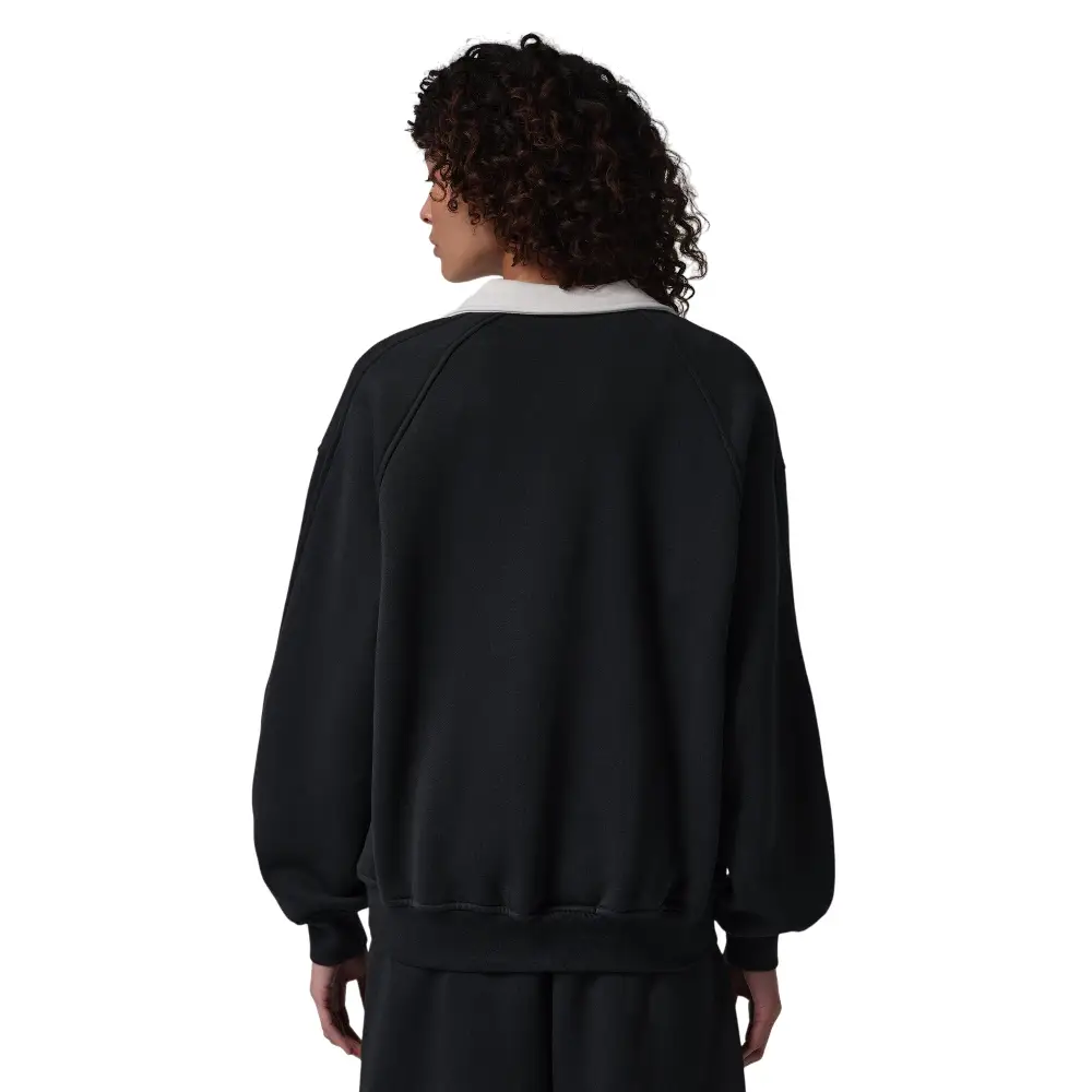 Flight Fleece Rugby Top Black - Image 2