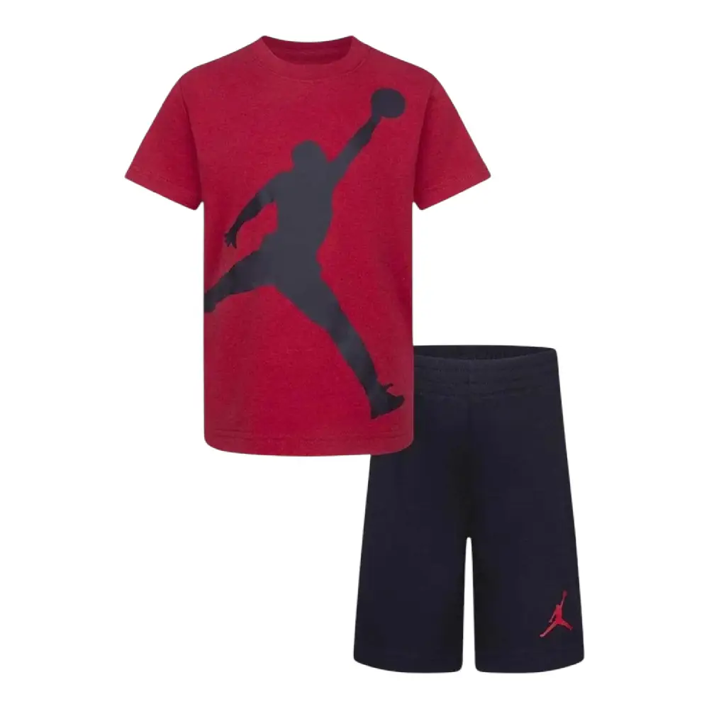Jumbo Jumpman T-Shirt/Short Set Red Black