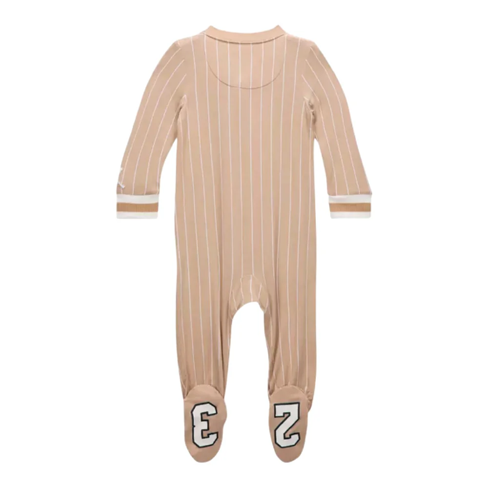 MJ 23 Jersey Footed Coverall Green - Image 2