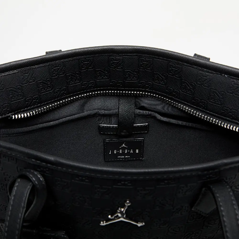 Monogram Tote Bag Black - Image 4
