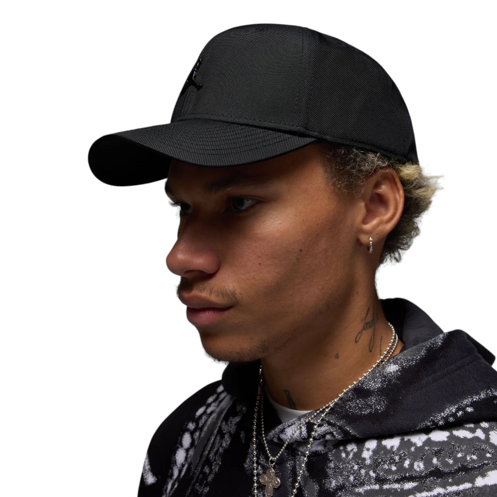Rise Structured Metal Jumpman Hat Black - Image 3