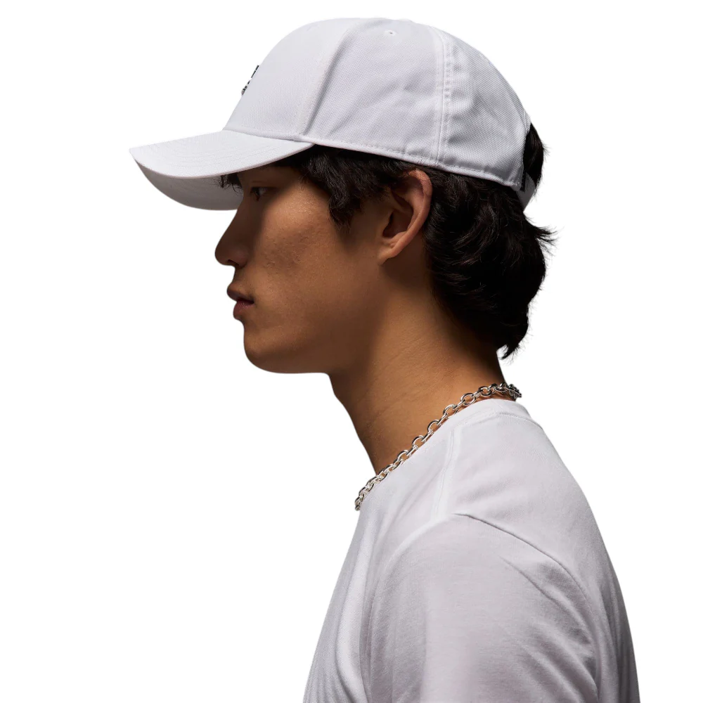 Rise Structured Metal Jumpman Hat White - Image 3