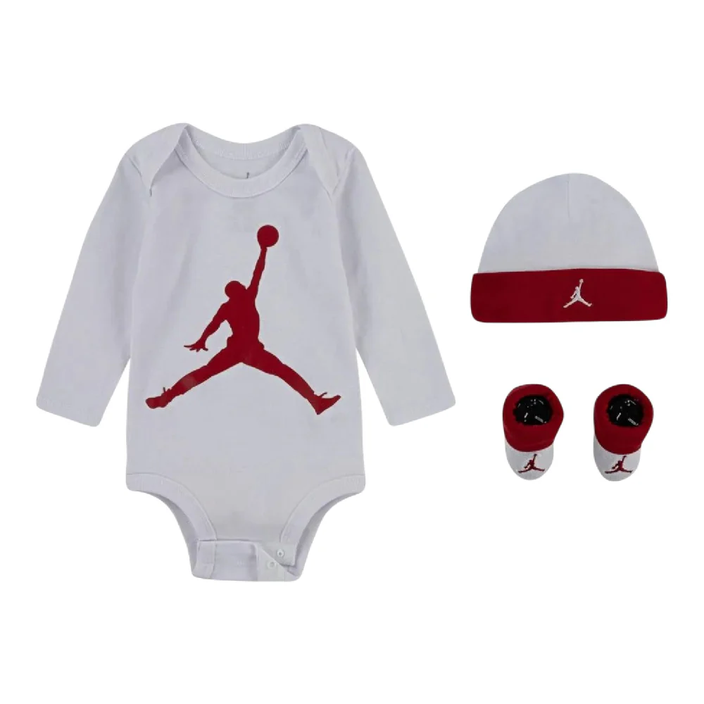Romper/Hat/Slippers Set - 6-12M White