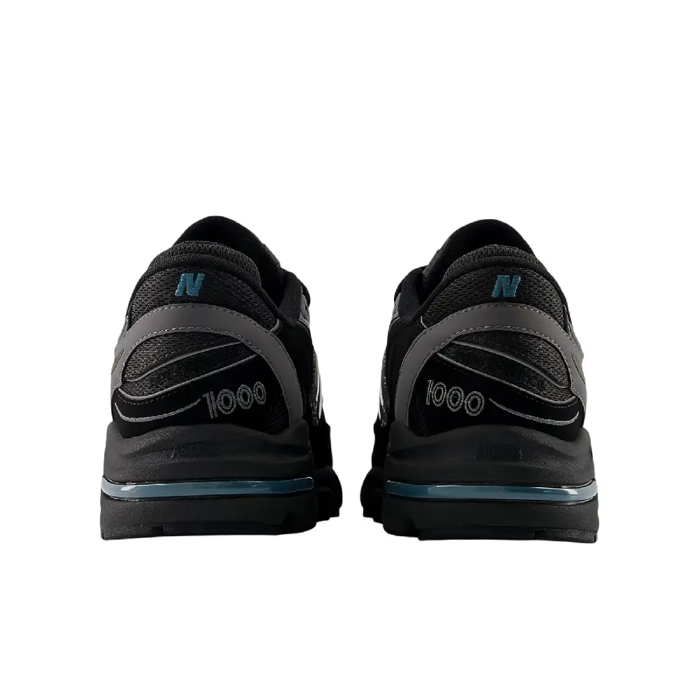 1000 Black Grey Sneakers - Image 4