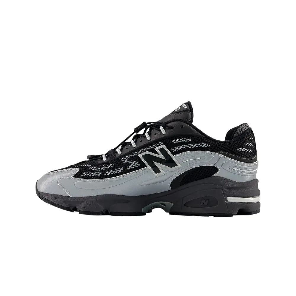 1000G Silver Metallic Black Sneakers