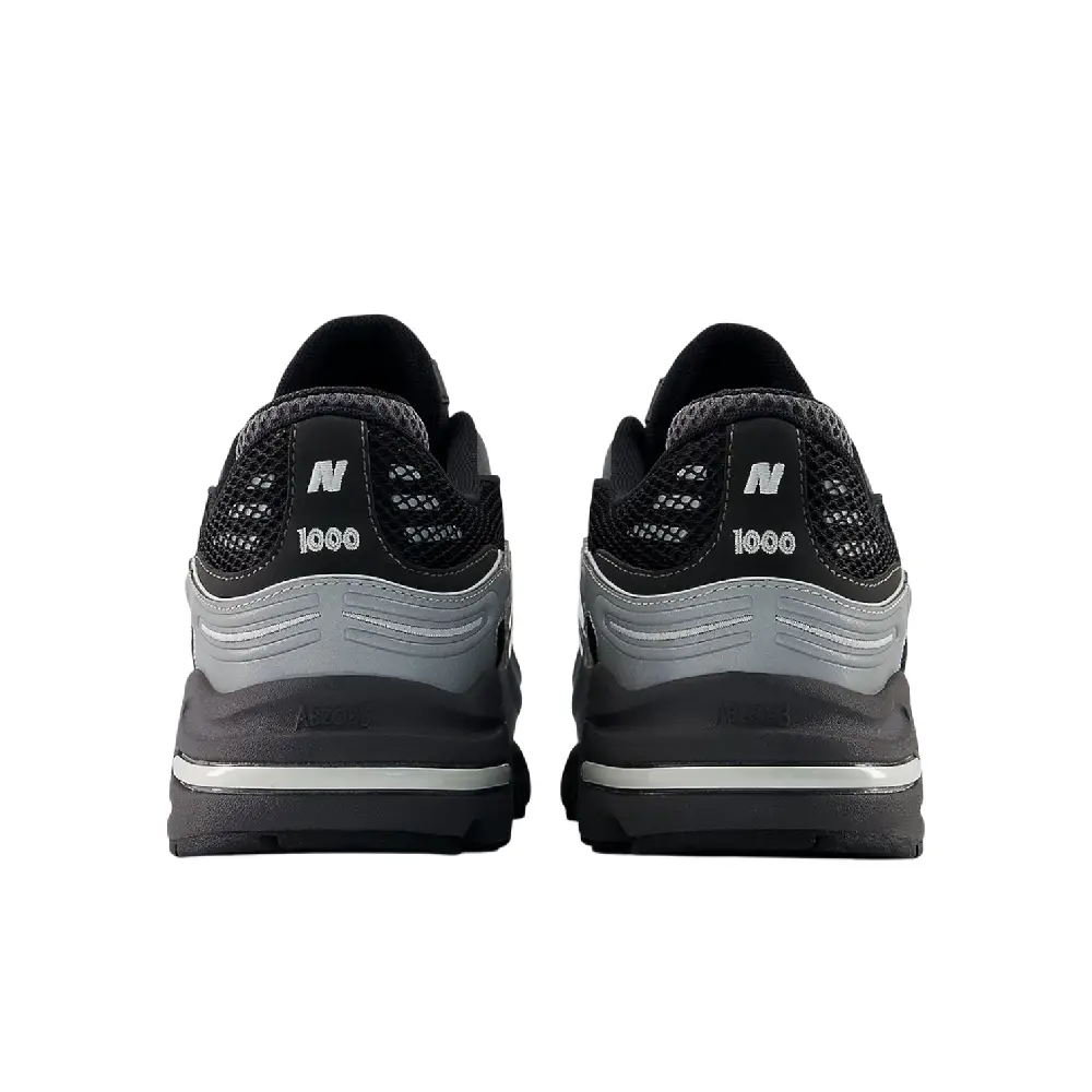 1000G Silver Metallic Black Sneakers - Image 4