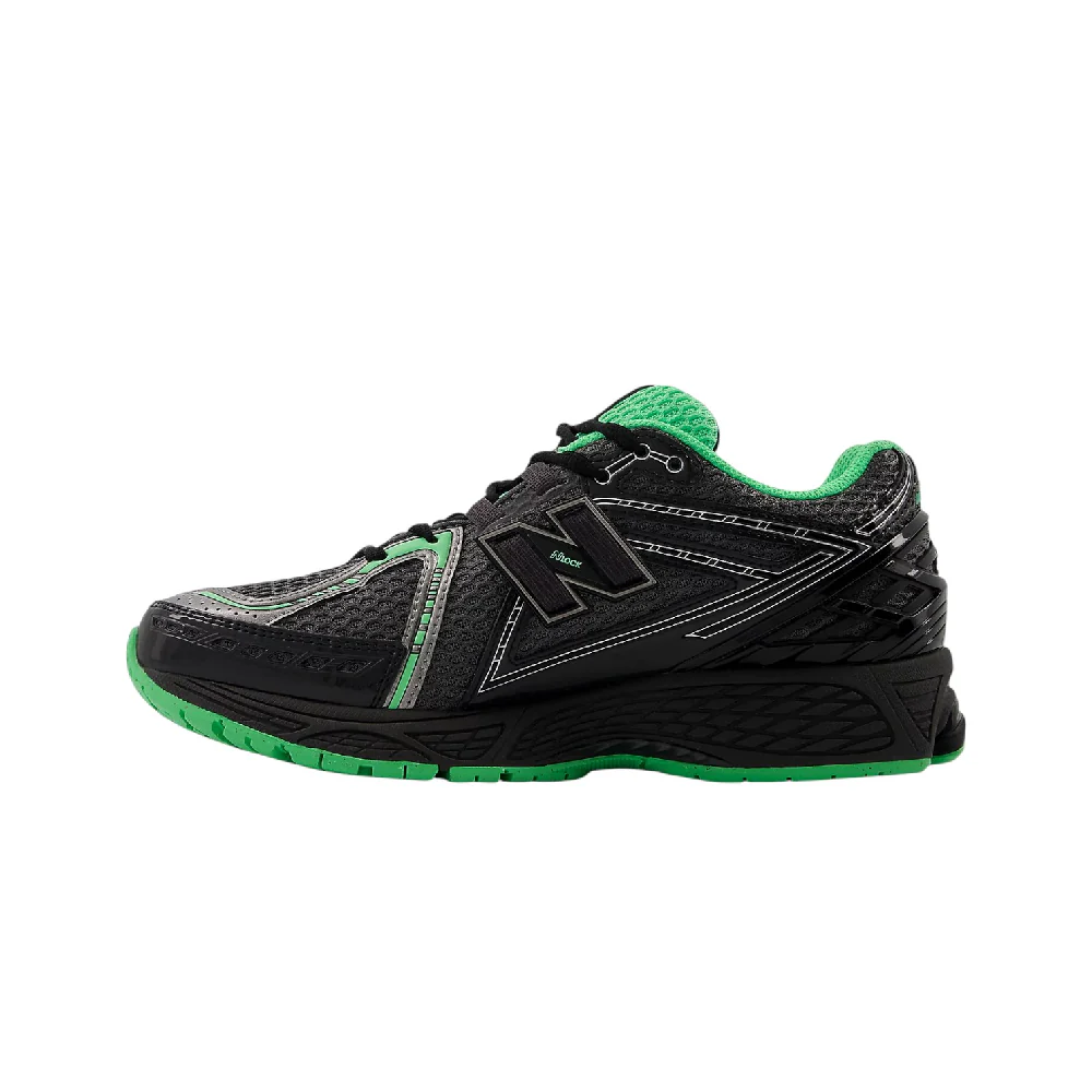 1906R Dark Silver Metallic Green Sneakers
