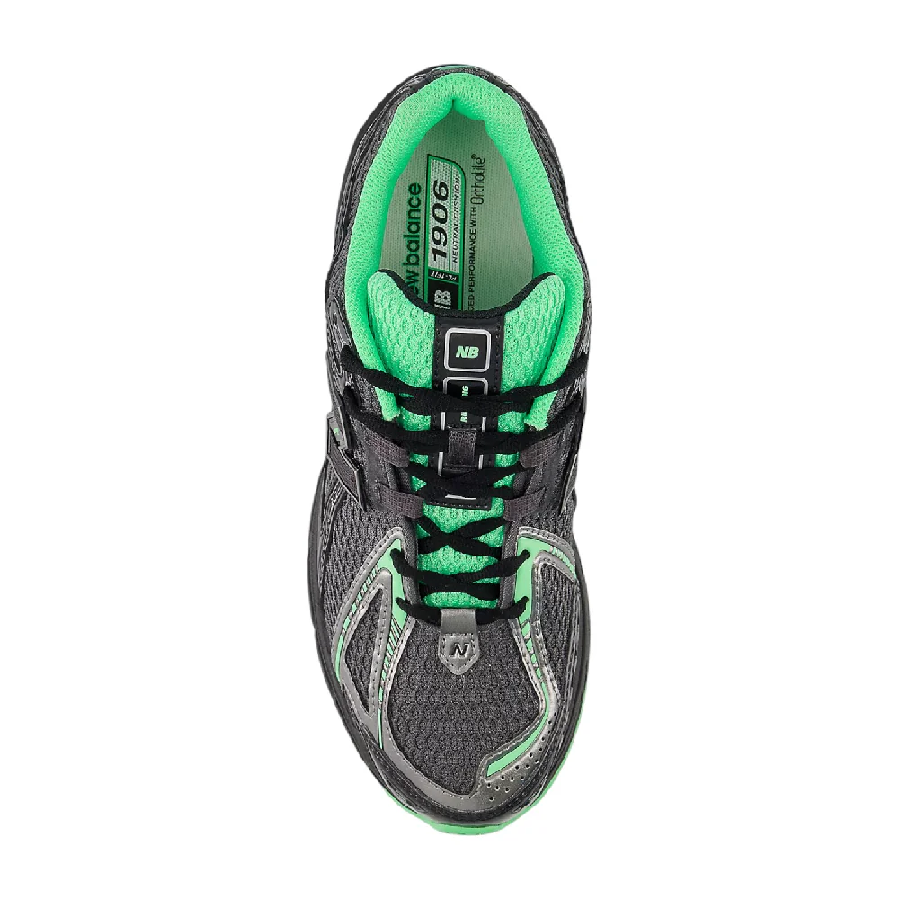 1906R Dark Silver Metallic Green Sneakers - Image 3