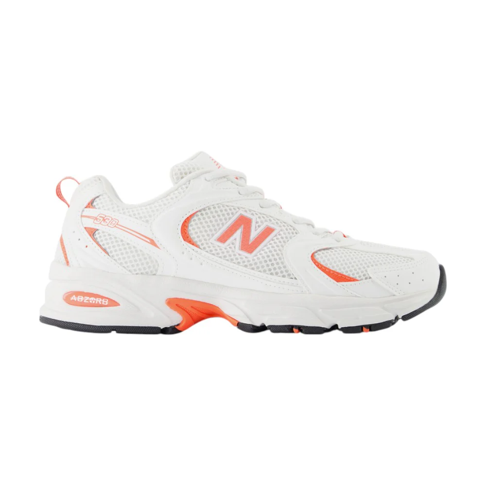 530 White Orange Sneakers - Image 3