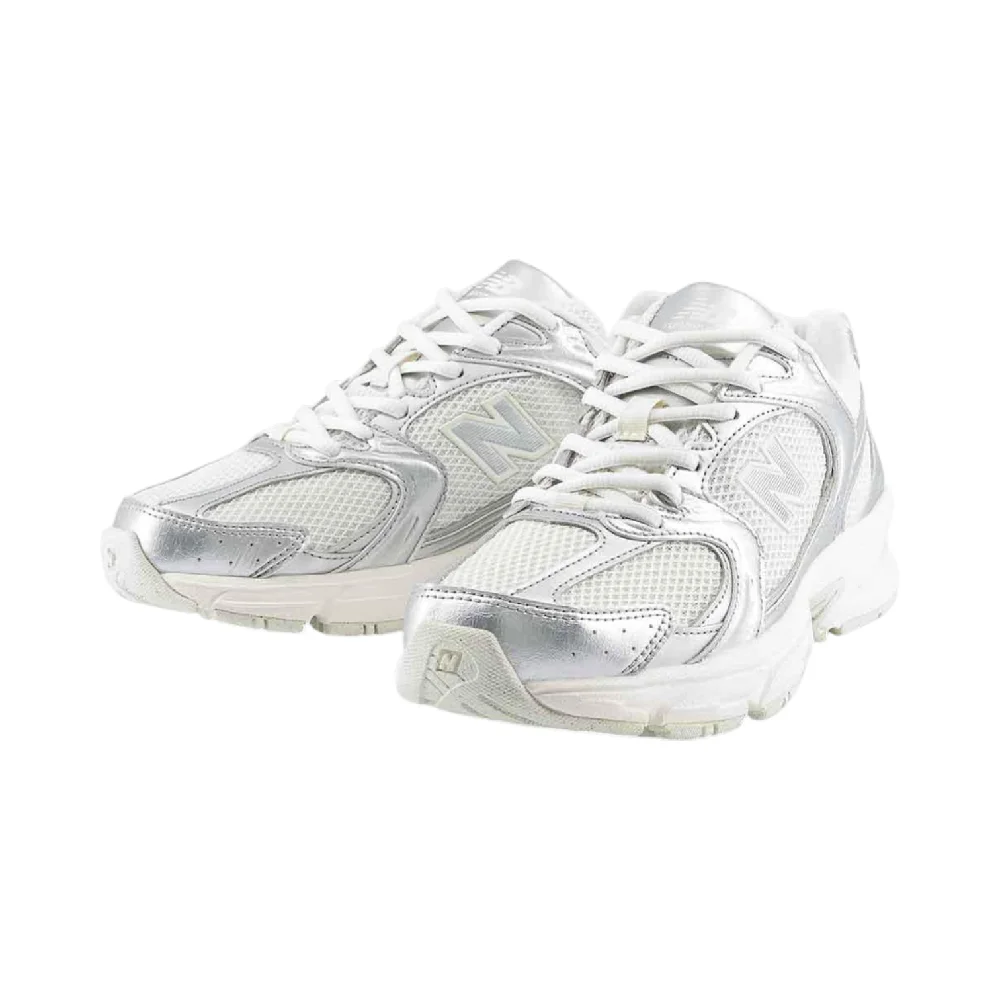 530 White Silver Sneakers - Image 2
