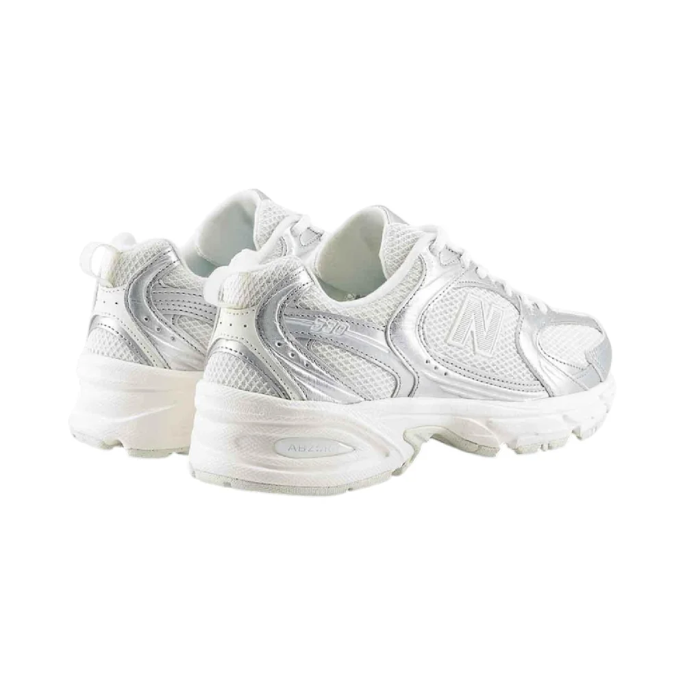 530 White Silver Sneakers - Image 4