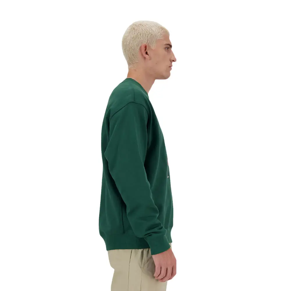 Athletics Sport Style Relaxed Crew Sweat Nightwatch Green - Image 3