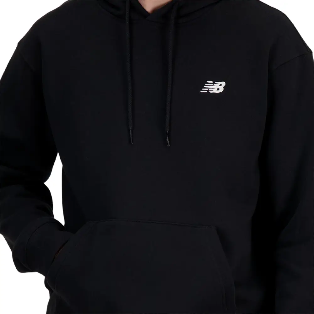 Small Logo French Terry Hoodie Black - Image 4
