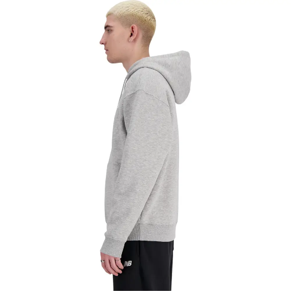 Small Logo French Terry Hoodie Grey - Image 3