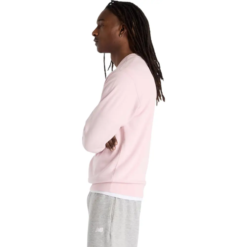 Sport Essentials French Terry Crew Sweat Rose Sugar - Image 3